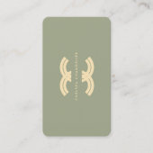Carte De Visite Monogramme moderne Logo C Société (Devant)
