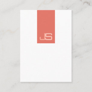 Carte De Visite Monogramme moderne Modèle design élégant
