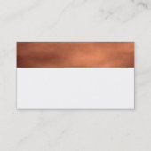 Carte De Visite Monogramme moderne - Tempête de poussière martienn (Dos)