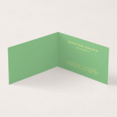 Carte De Visite Monogramme moderne tendance Réserver Meilleur Rése (Intérieur)