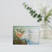 Carte De Visite MONOGRAMME MONOGRAMME GEMSTONE jaune topaz (Debout devant)