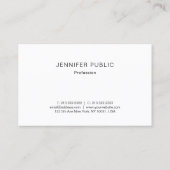 Carte De Visite Monogramme Or Design créatif Moderne Professionnel (Dos)