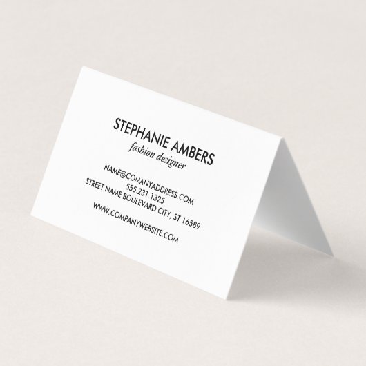 Carte De Visite Monogramme | Parties scintillant Chevron | Planifi (Dos)