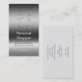 Carte De Visite Monogramme, Personal Shopper, Talking Heads (Devant / Derrière)