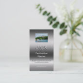 Carte De Visite Monogramme, planificateur de destination, (Debout devant)