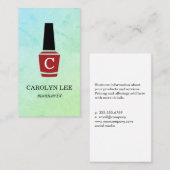 Carte De Visite Monogramme polonais (Devant / Derrière)