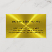 Carte De Visite Monogramme professionnel en acier inoxydable (Dos)