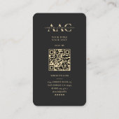 Carte De Visite Monogramme professionnel Infirmière esthétique Noi (Dos)