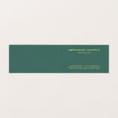 Carte De Visite Monogramme professionnel moderne et élégant plié (Intérieur déplié)