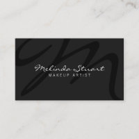 Monogramme professionnel moderne gris foncé