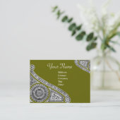 Carte De Visite MONogramme RENAISSANCE (Debout devant)