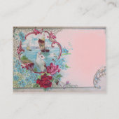 CARTE DE VISITE MONOGRAMME ROMANTIQUE (Dos)