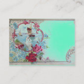 CARTE DE VISITE MONOGRAMME ROMANTIQUE (Dos)