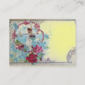 CARTE DE VISITE MONOGRAMME ROMANTIQUE (Dos)