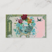 CARTE DE VISITE MONOGRAMME ROMANTIQUE 3 (Dos)