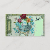 CARTE DE VISITE MONOGRAMME ROMANTIQUE 3 (Dos)