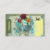 CARTE DE VISITE MONOGRAMME ROMANTIQUE 3 (Dos)