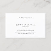 Carte De Visite Monogramme rose professionnel moderne Élégant Simp (Dos)