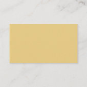 Carte De Visite Monogramme simpliste, minimaliste (Dos)