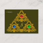 CARTE DE VISITE MONOGRAMME TALISMAN MAGIQUE ELFIQUE (Dos)