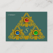 CARTE DE VISITE MONOGRAMME TALISMAN MAGIQUE ELFIQUE (Dos)