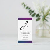 Carte De Visite Monogramme / Triage de swank (Debout devant)