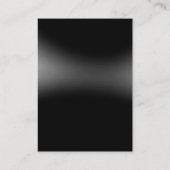 Carte De Visite Monogramme vertical gris rouge unique tendance (Dos)