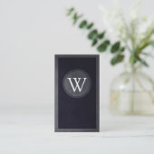 Carte De Visite Monogramme vintage (Debout devant)