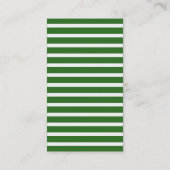 Carte de visite Monogrammes - Vert - (Dos)