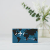 Carte De Visite Monographie d'avion de l'agent de voyage internati (Debout devant)