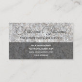 Carte De Visite Monographie de calligraphie de surface en marbre c (Dos)