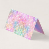 Carte De Visite Monographie de la fausse parties scintillant rose (Dos)