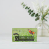 Carte De Visite Monographie de motivation du papillon Caterpillar (Debout devant)