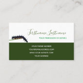 Carte De Visite Monographie du rectangle gris amoureux de la natur (Dos)