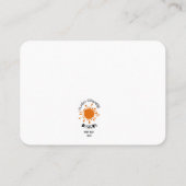 Carte De Visite Monorail train car coaster autism puzzle  (Dos)