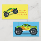 Carte De Visite Monster Truck Thunder_Cove (Devant / Derrière)