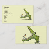 Carte de visite Monster Vert (Devant / Derrière)