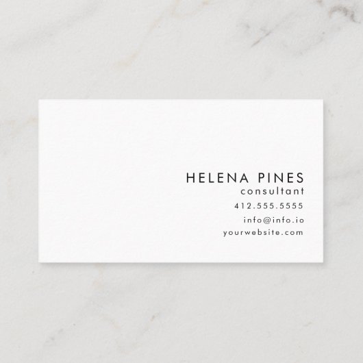 Carte De Visite Monstera feuille vert tropical (Dos)