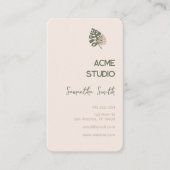 Carte De Visite Monstère minimaliste moderne (Devant)