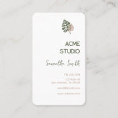 Carte De Visite Monstère minimaliste moderne (Devant)