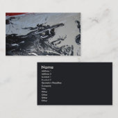 Carte De Visite "Monstre de surf " (Devant / Derrière)