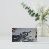 Carte De Visite "Monstre de surf " (Debout devant)