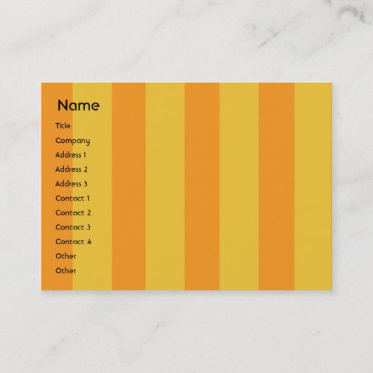 Carte De Visite Monstre - potelé (Devant)