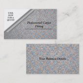 Carte De Visite Montage de tapis (Devant / Derrière)