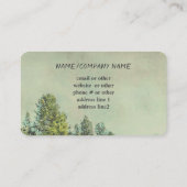 Carte De Visite montagne pinède nature (Dos)