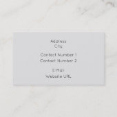 Carte De Visite Montagnes (Dos)