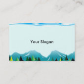 Carte De Visite Montagnes (Dos)