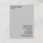 Carte De Visite Montagnes Abstraites - Ambre (Dos)