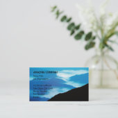 Carte De Visite Montagnes éloignées (Debout devant)