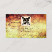 Carte De Visite Montagnes magiques Monogrammes Abstraits (Dos)